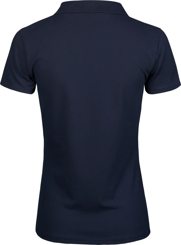 Damen V-Ausschnitt Luxury Stretch Piqué Polo