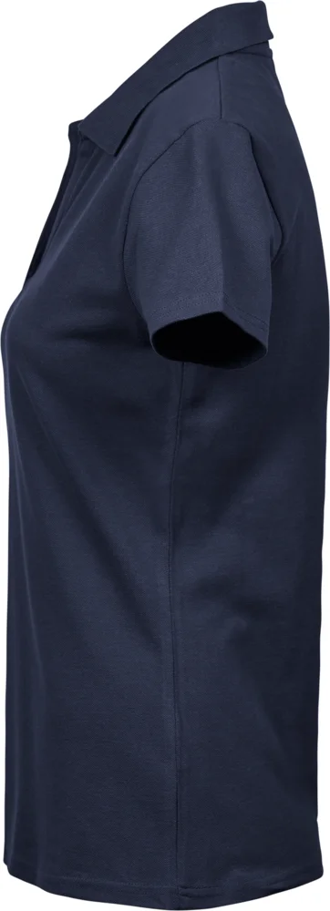 Damen V-Ausschnitt Luxury Stretch Piqué Polo