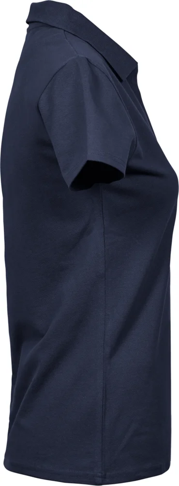 Damen V-Ausschnitt Luxury Stretch Piqué Polo