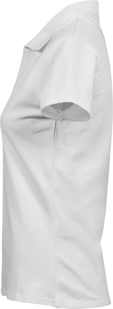 Damen V-Ausschnitt Luxury Stretch Piqué Polo