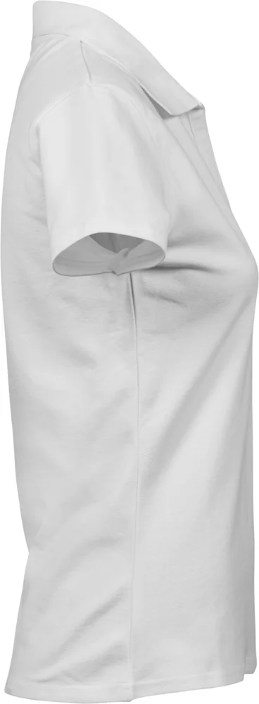 Damen V-Ausschnitt Luxury Stretch Piqué Polo