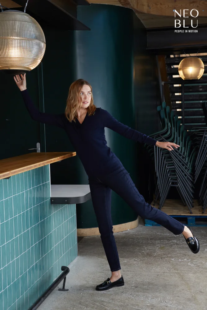 Damen V-Ausschnitt Pullover