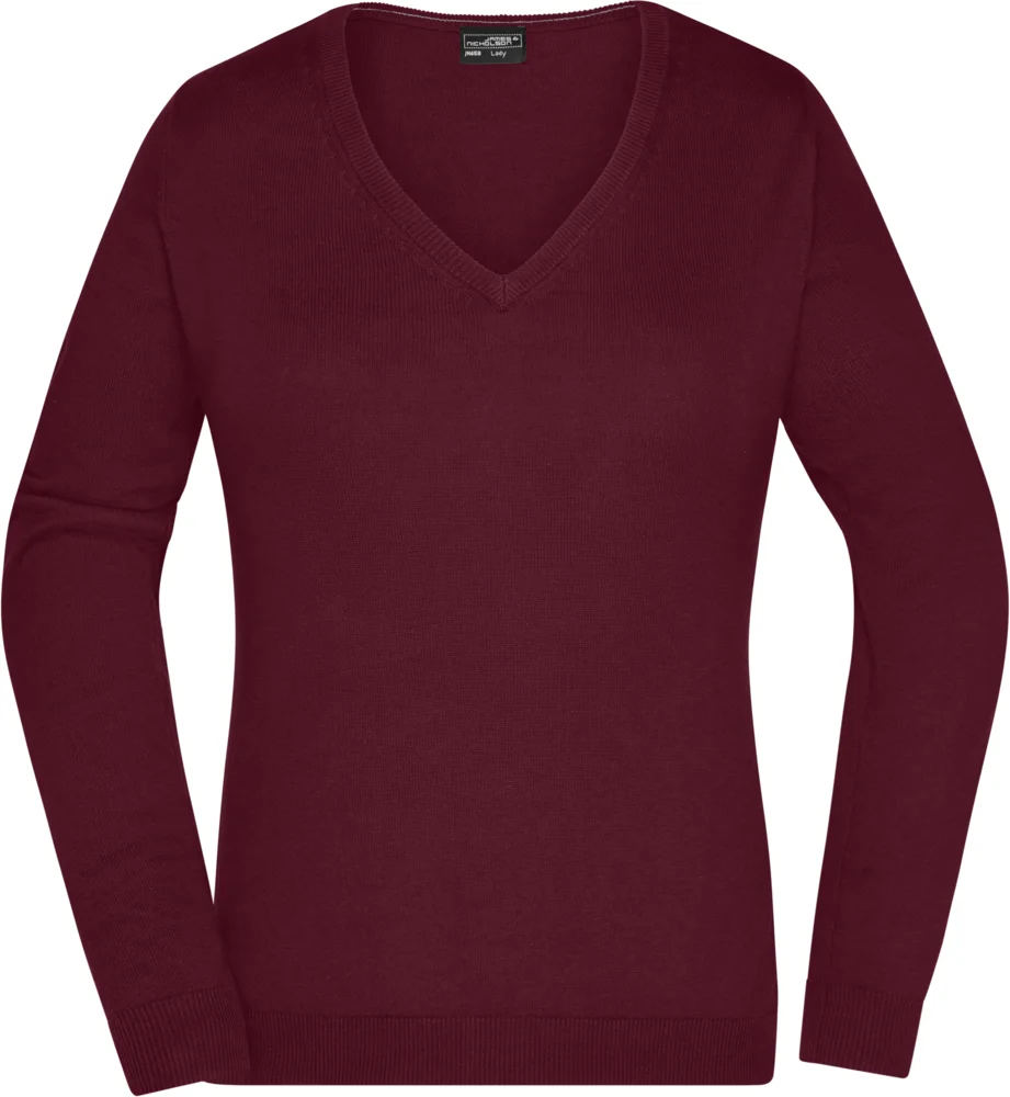 Damen V-Ausschnitt Pullover