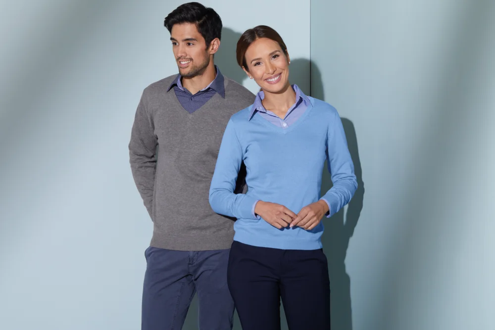 Damen V-Ausschnitt Pullover