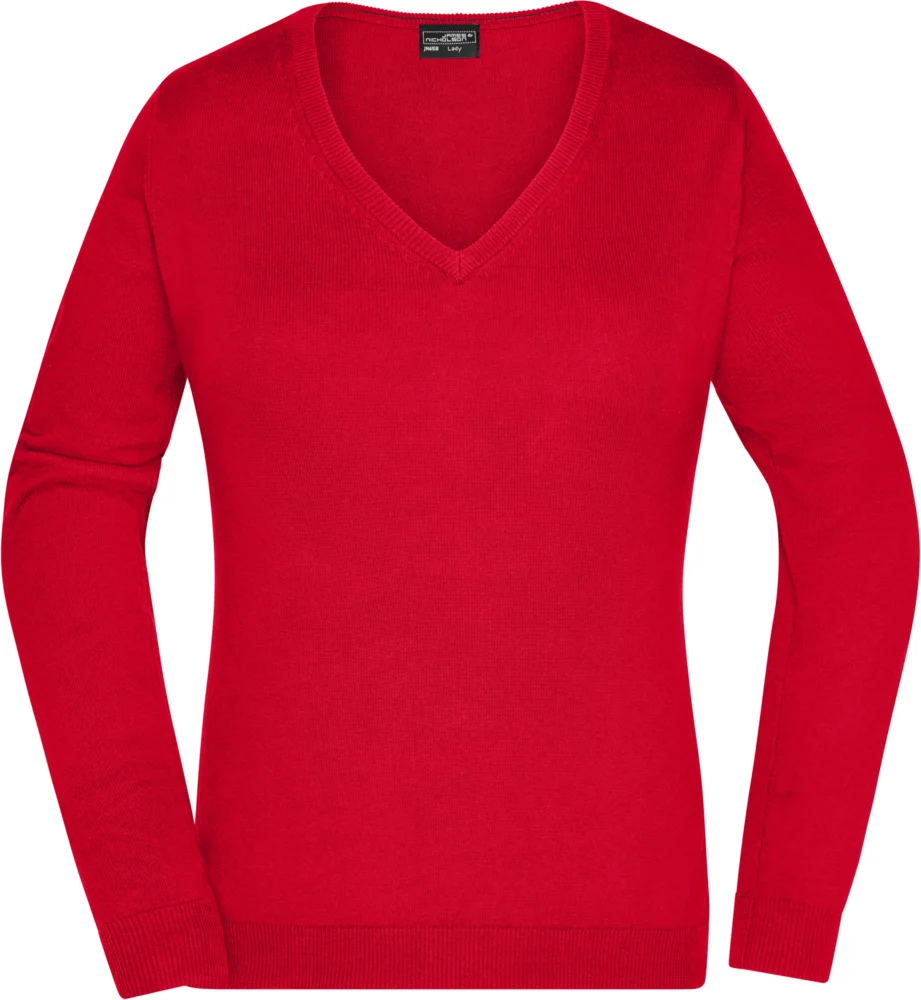 Damen V-Ausschnitt Pullover