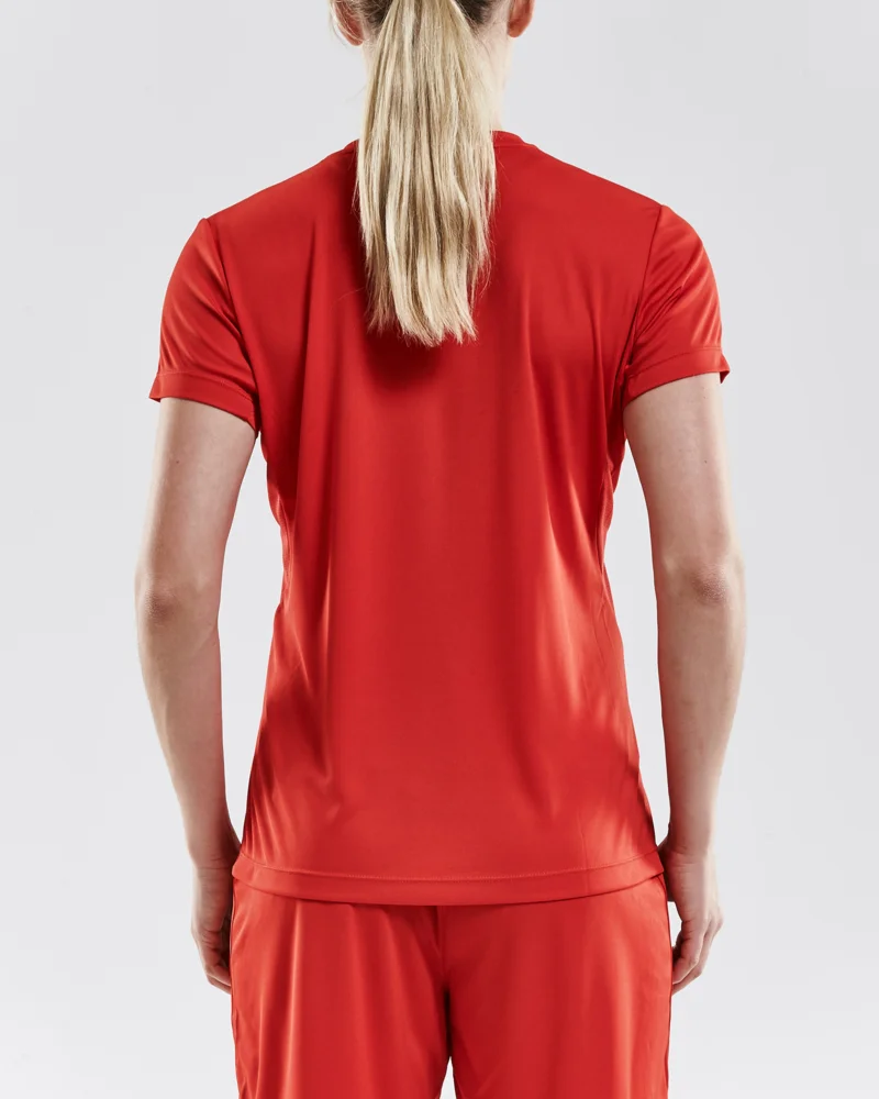 Ladies' V-neck sports shirt
