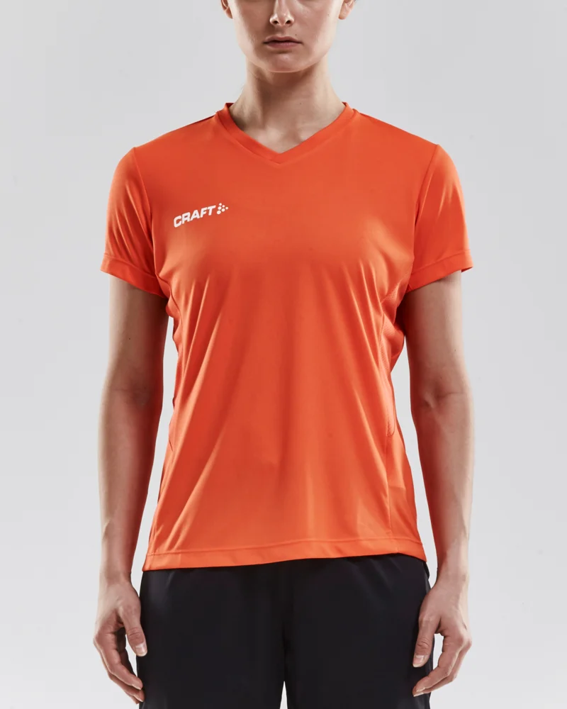 Ladies' V-neck sports shirt