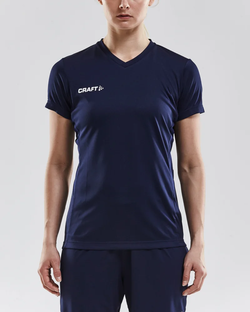 Ladies' V-neck sports shirt