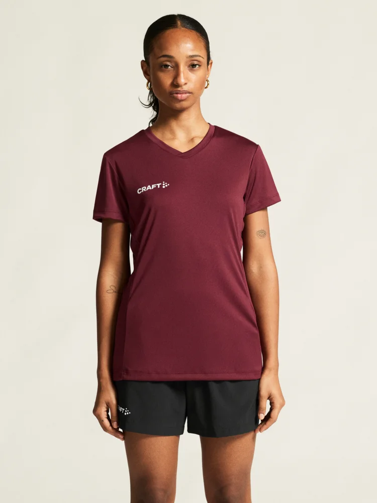 Ladies' V-neck sports shirt