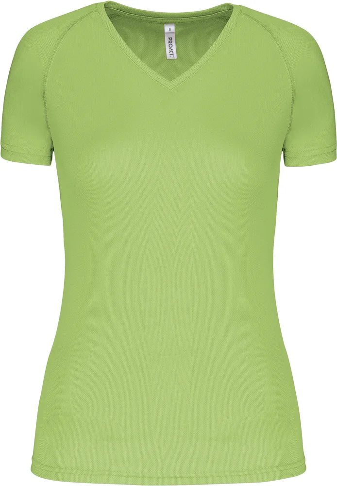 Damen V-Ausschnitt Sport Shirt