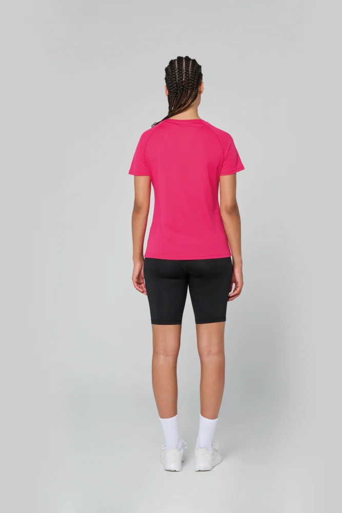 Damen V-Ausschnitt Sport Shirt