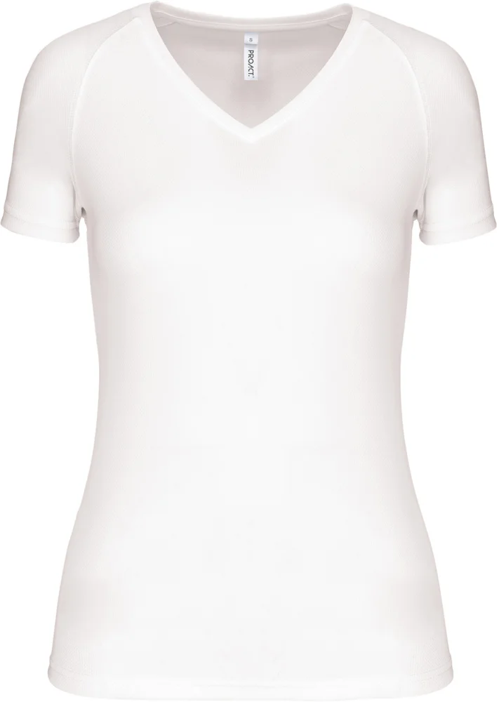 Damen V-Ausschnitt Sport Shirt