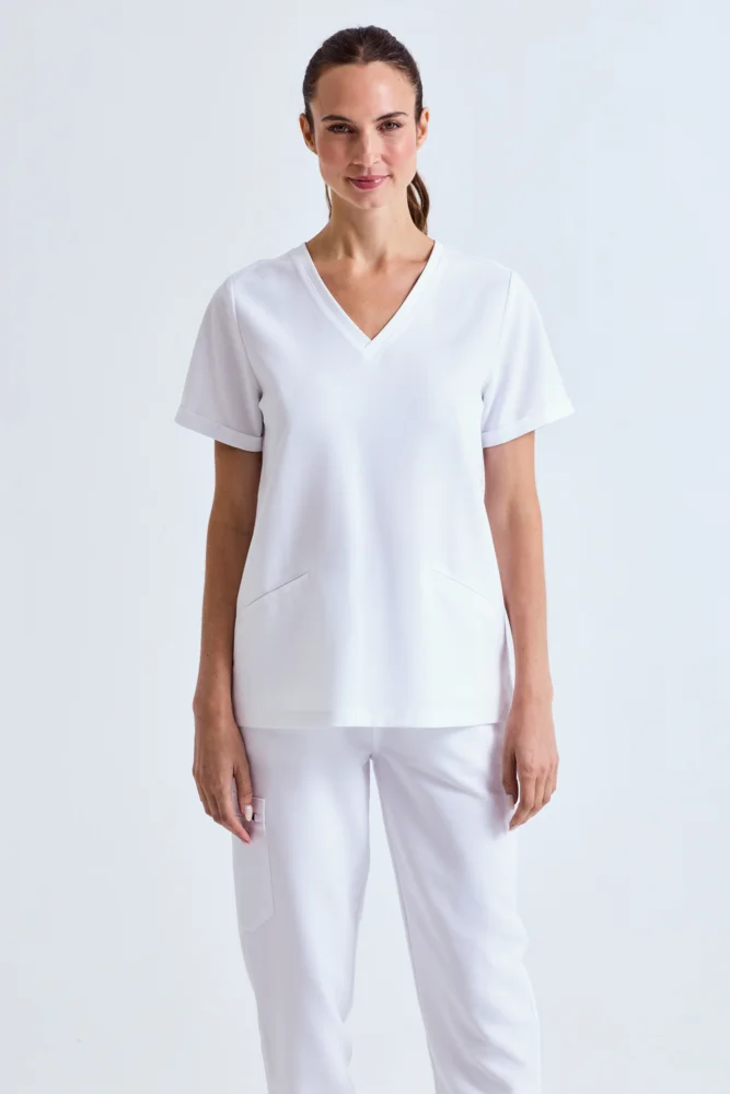 Ladies' V-neck Stretch Tunic