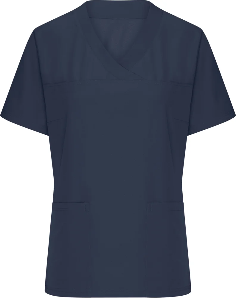 Damen V-Ausschnitt Stretch Kasack