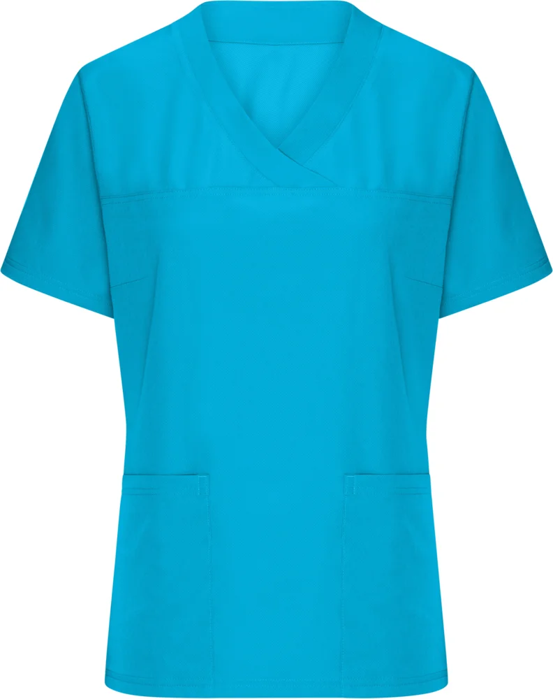 Damen V-Ausschnitt Stretch Kasack