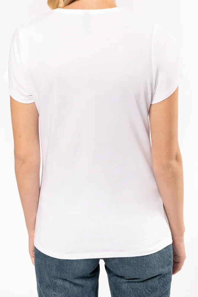 Ladies' V-Neck Stretch T-Shirt