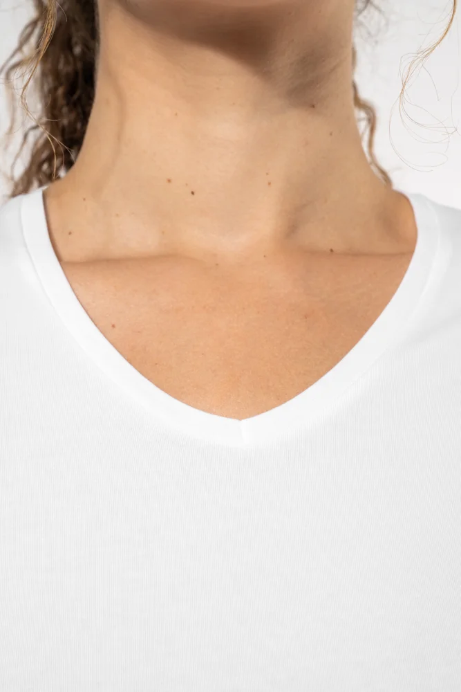 Ladies' V-Neck Stretch T-Shirt