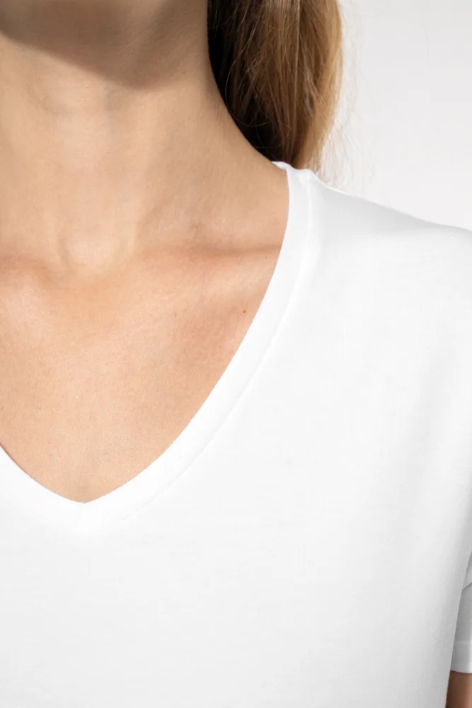 Ladies' V-Neck Stretch T-Shirt