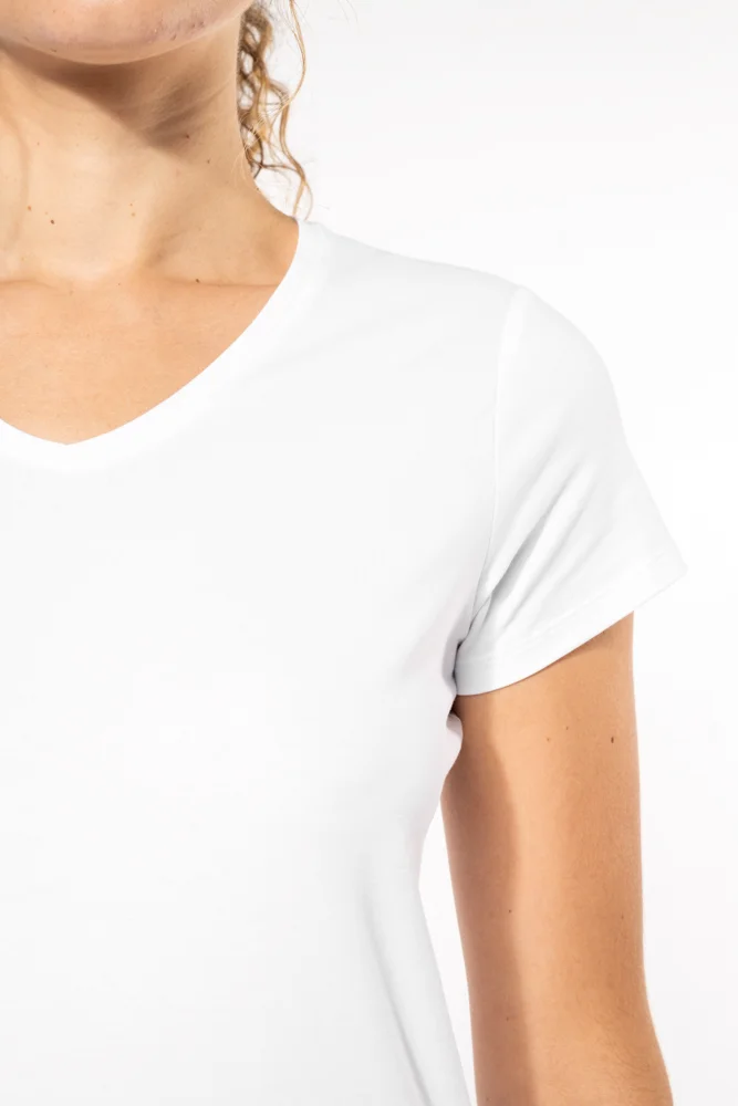 Ladies' V-Neck Stretch T-Shirt