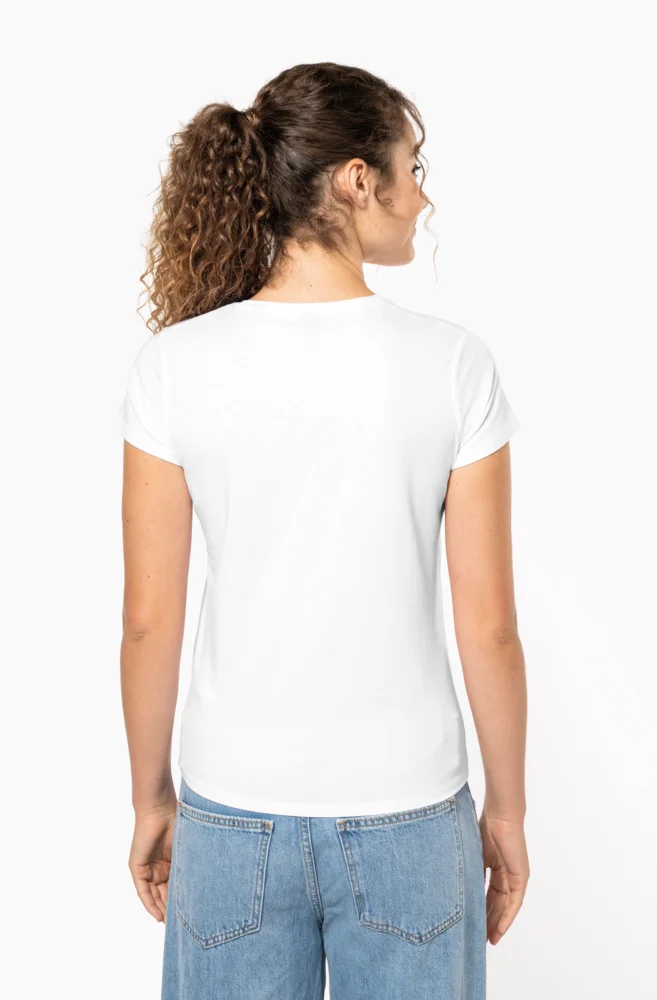 Ladies' V-Neck Stretch T-Shirt
