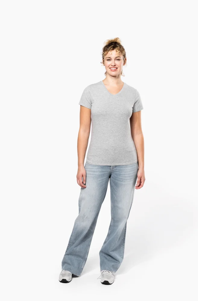 Ladies' V-Neck Stretch T-Shirt