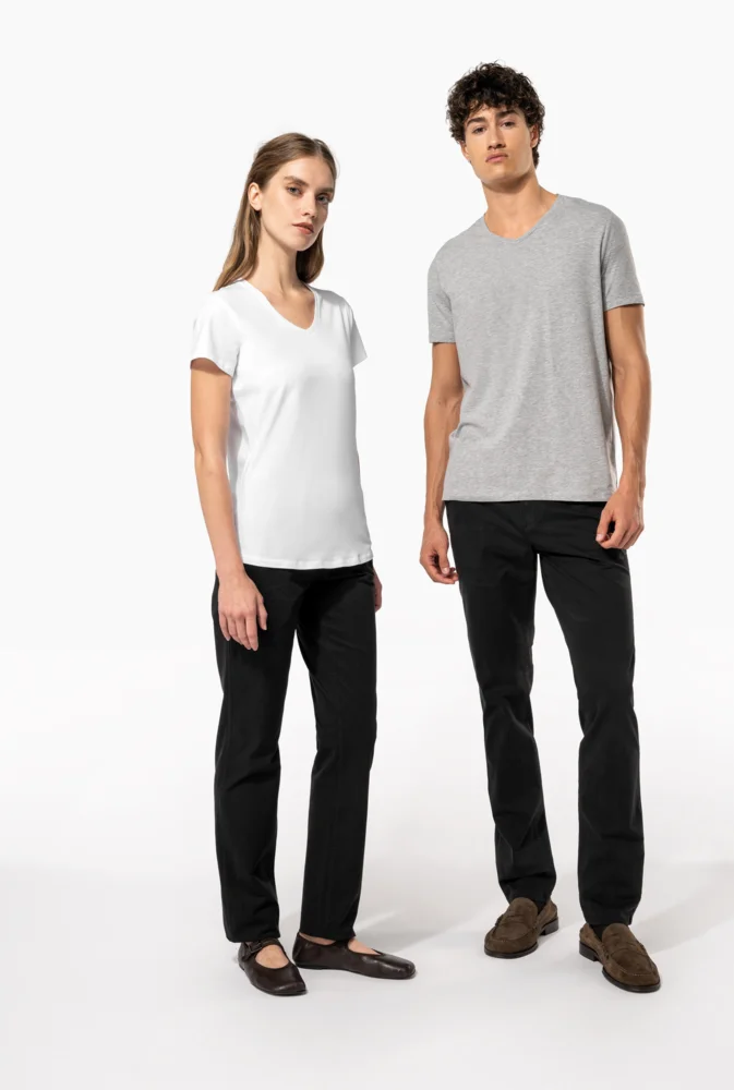 Ladies' V-Neck Stretch T-Shirt