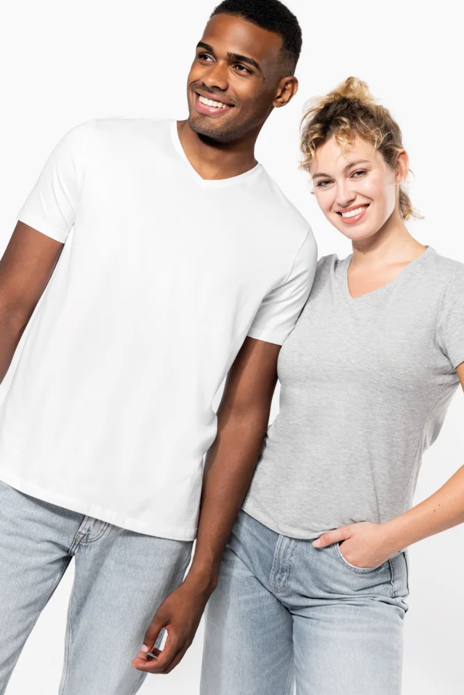 Ladies' V-Neck Stretch T-Shirt