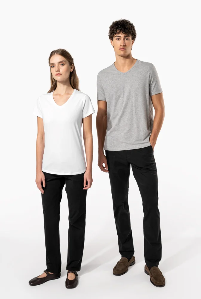 Ladies' V-Neck Stretch T-Shirt