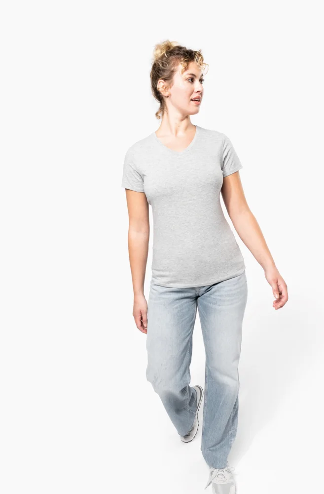 Ladies' V-Neck Stretch T-Shirt