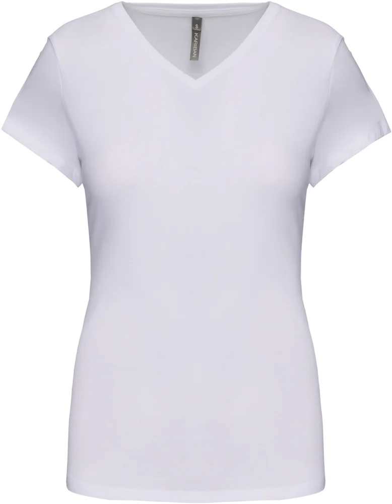 Ladies' V-Neck Stretch T-Shirt