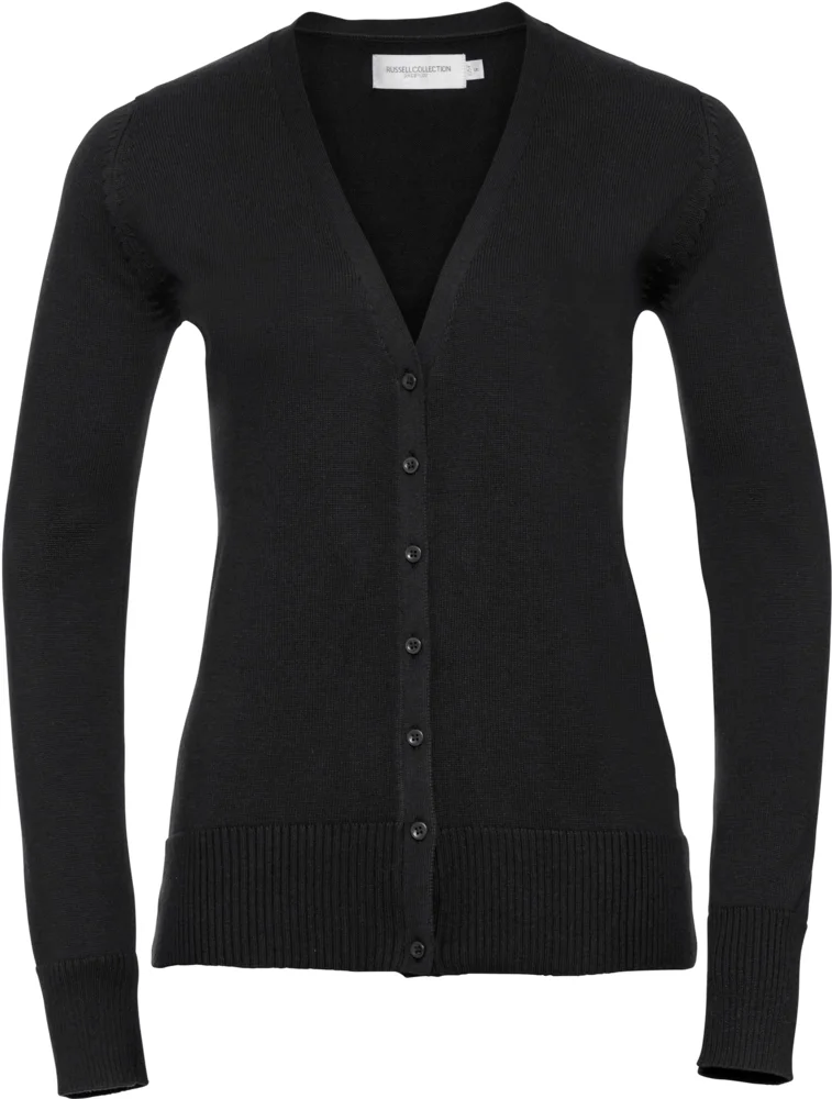Damen V-Ausschnitt Strickjacke