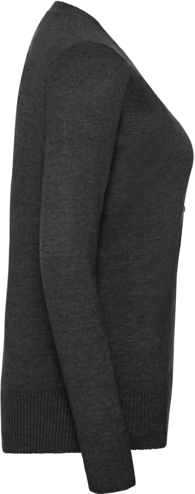 Damen V-Ausschnitt Strickjacke