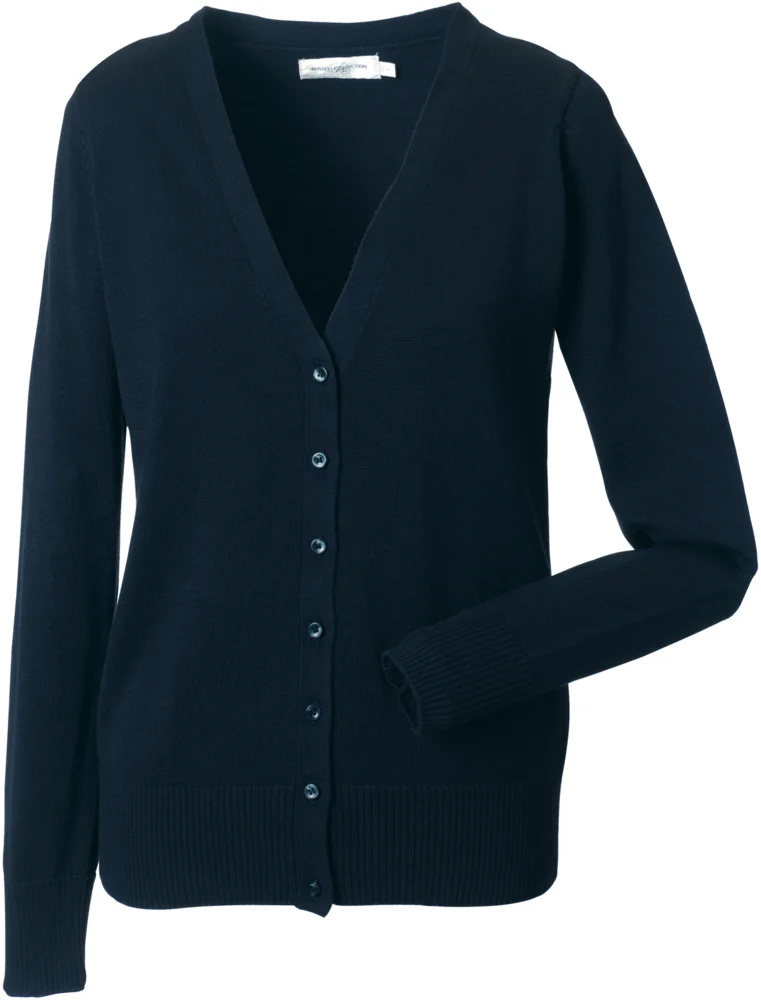 Damen V-Ausschnitt Strickjacke