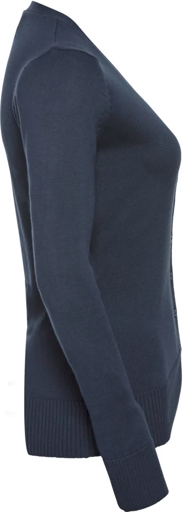 Damen V-Ausschnitt Strickjacke