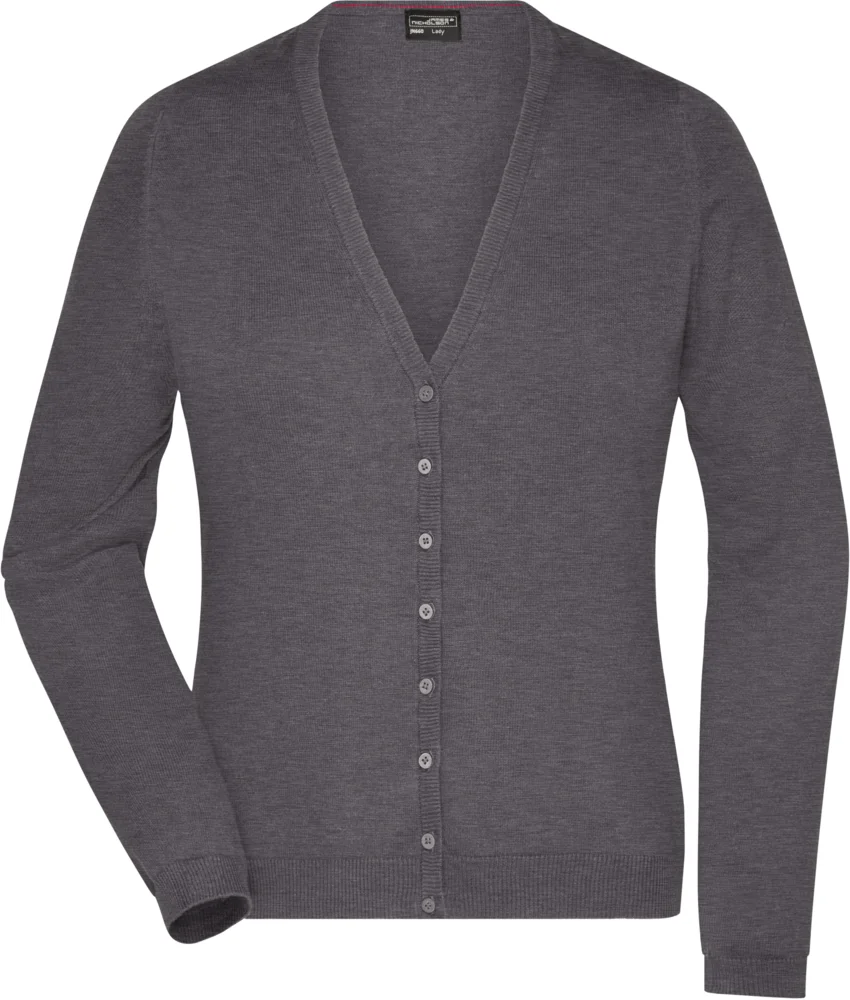 Damen V-Ausschnitt Strickjacke