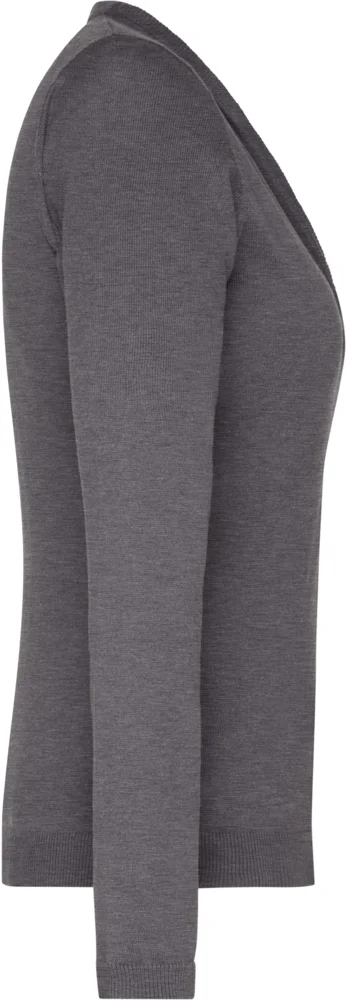 Damen V-Ausschnitt Strickjacke