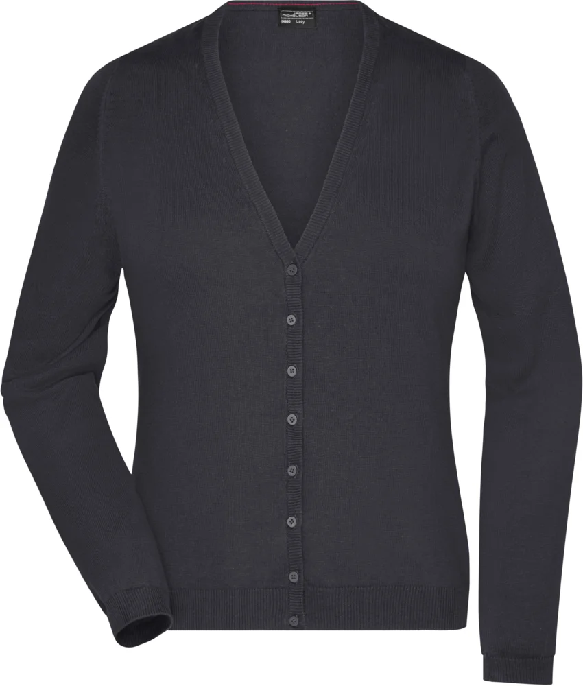 Damen V-Ausschnitt Strickjacke