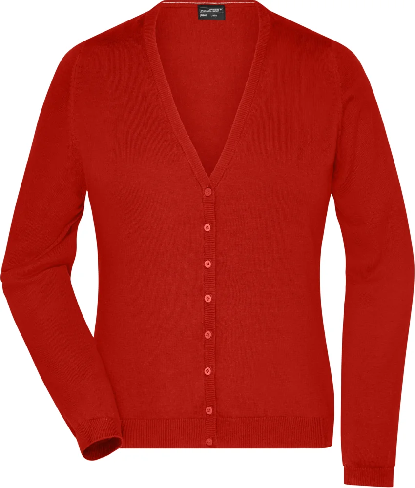 Damen V-Ausschnitt Strickjacke