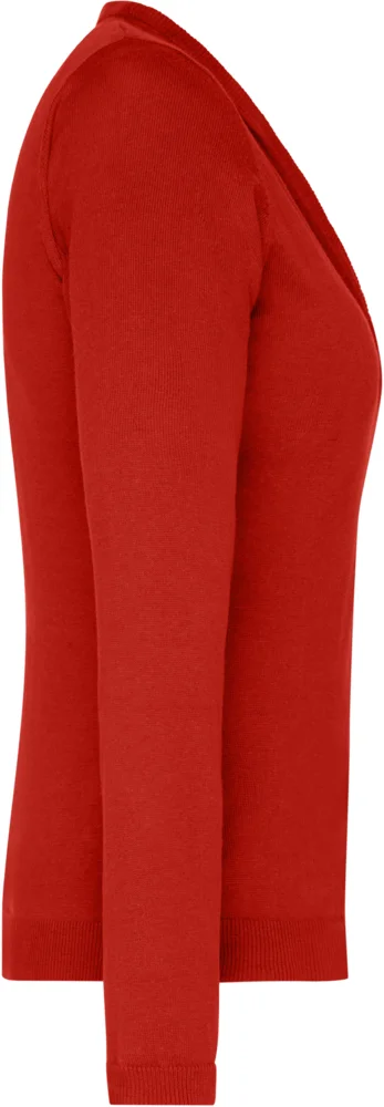 Damen V-Ausschnitt Strickjacke