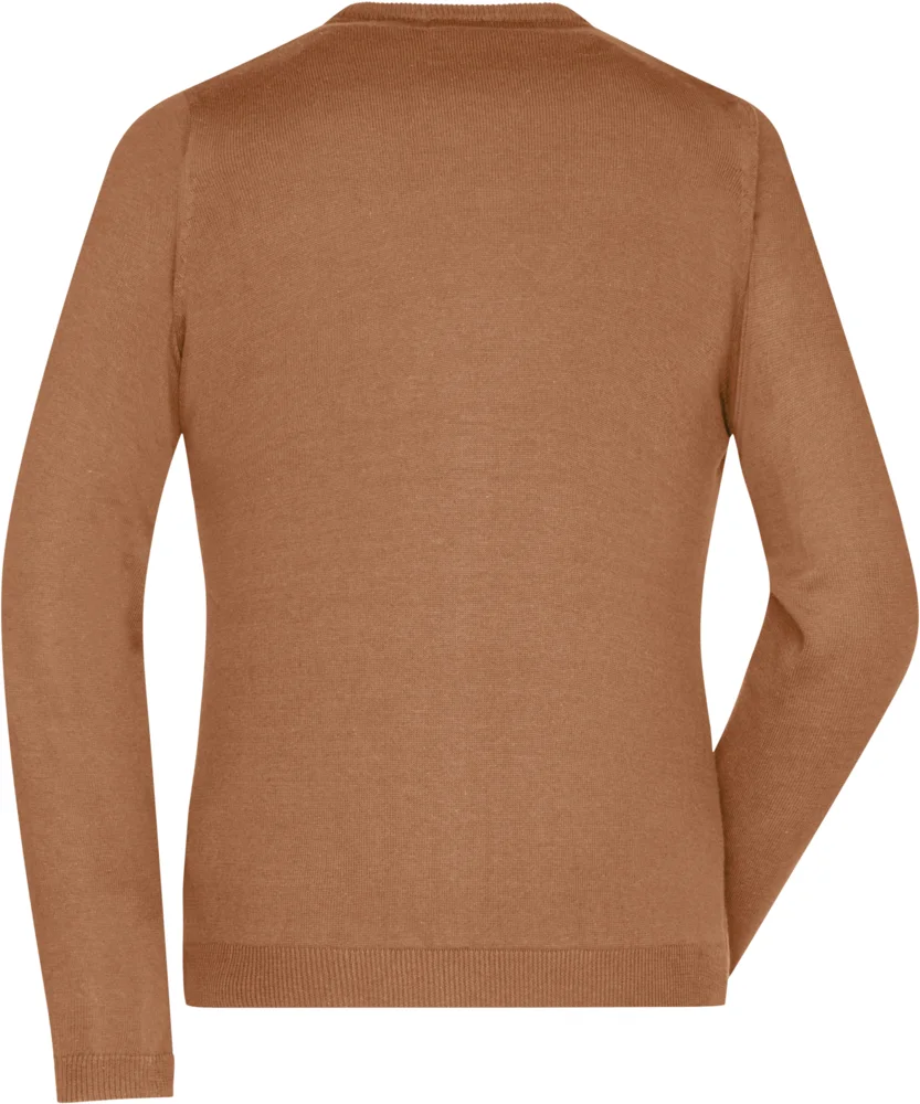Damen V-Ausschnitt Strickjacke