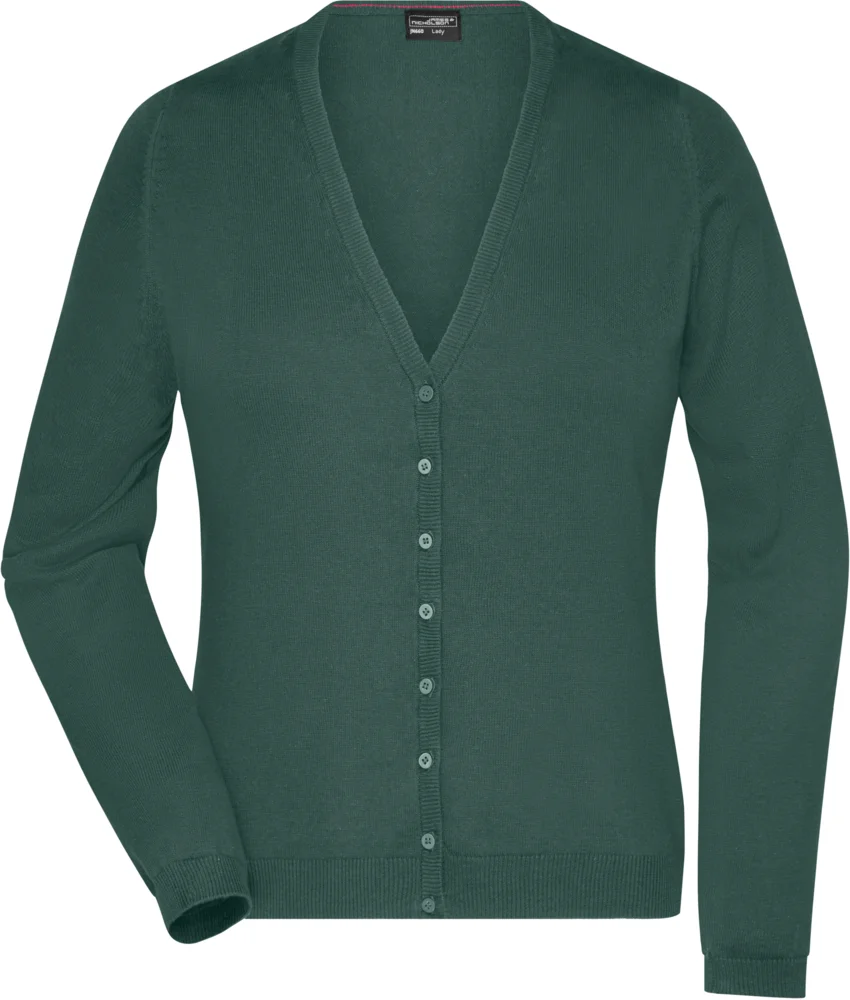 Damen V-Ausschnitt Strickjacke