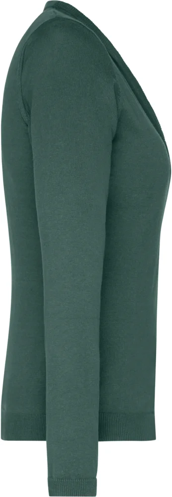 Damen V-Ausschnitt Strickjacke