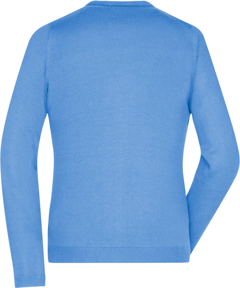 Damen V-Ausschnitt Strickjacke