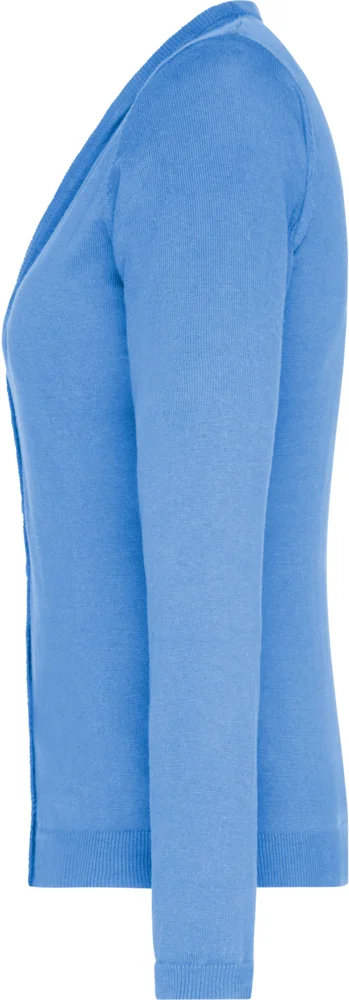 Damen V-Ausschnitt Strickjacke