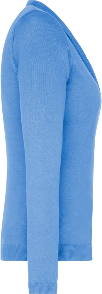 Damen V-Ausschnitt Strickjacke