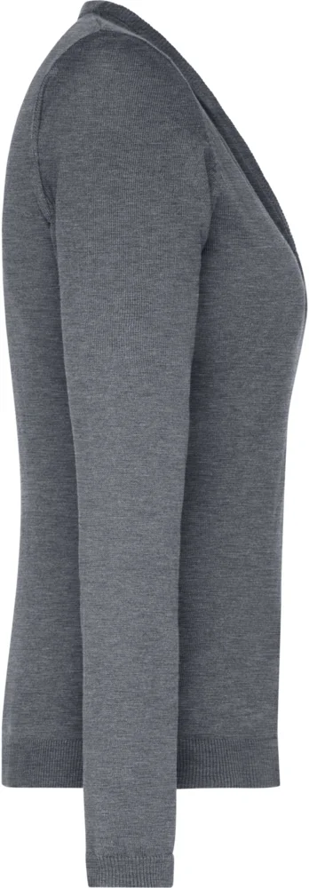 Damen V-Ausschnitt Strickjacke
