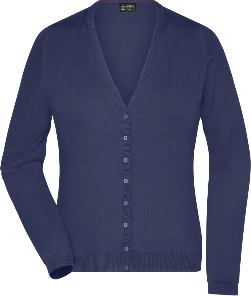 Damen V-Ausschnitt Strickjacke