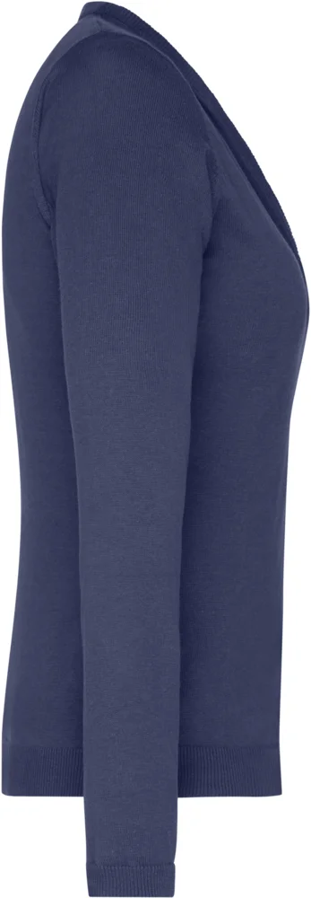Damen V-Ausschnitt Strickjacke