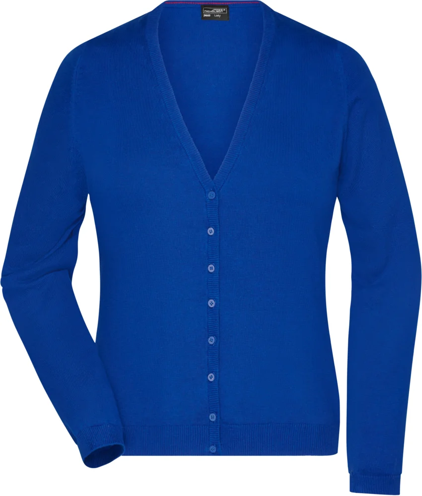 Damen V-Ausschnitt Strickjacke