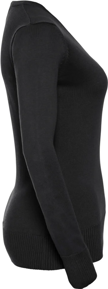 Damen V-Ausschnitt Strickpullover